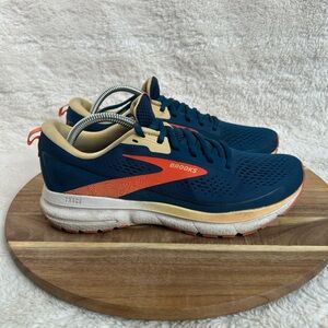 Brooks Womens Trace 3 1204011B487 Blue Running Shoes Sneakers Size 10.5 B